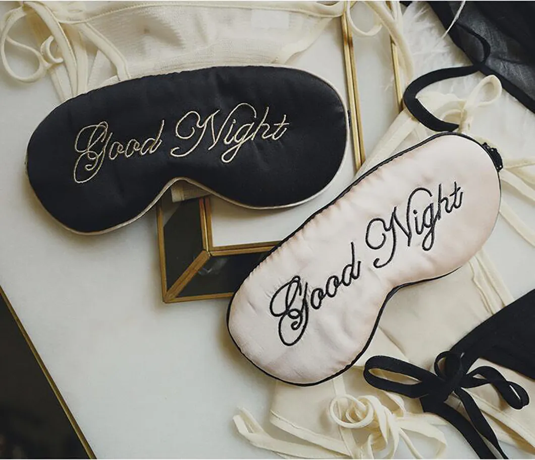 High Quality 100% Silk Sleep Eye Mask with Different Styles