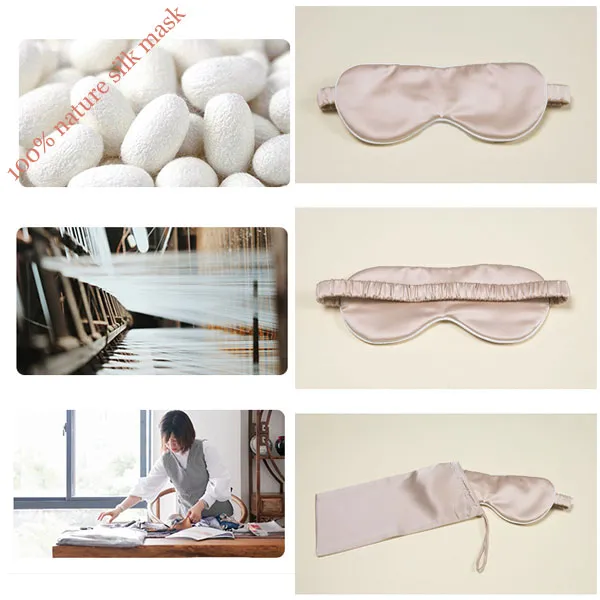 Silk Fabric Eye Sleep Mask Beauty