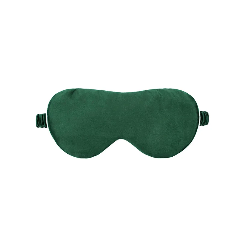 Solid Color 100% Silk Sleep Eye Mask Silk Blindfold