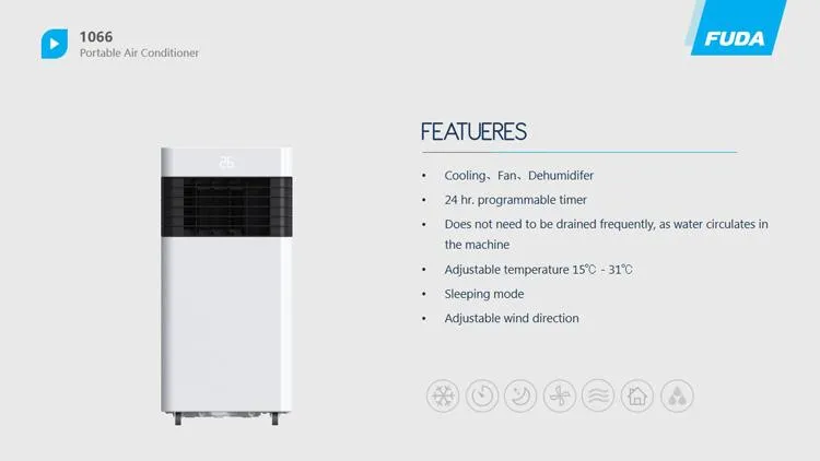 4 in 1 Cooling /WiFi/Automatic/Dehumidifying Portable Air Conditioner