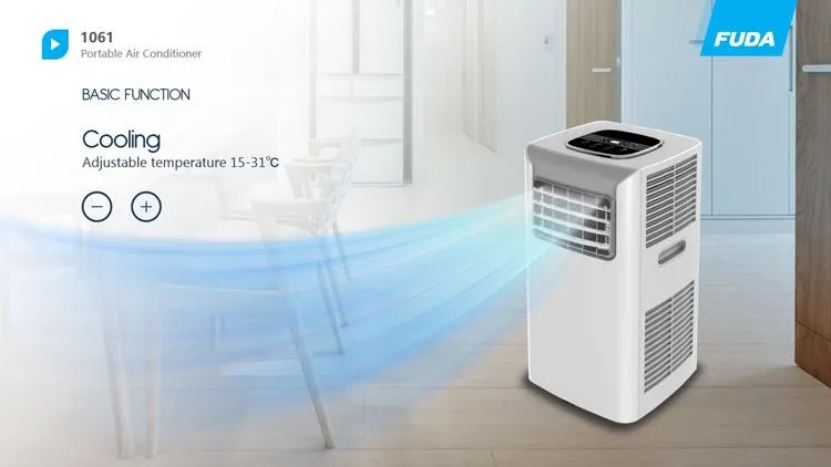 Blue/White OEM Multifunction Portable Air Conditioner for Office and Home Use