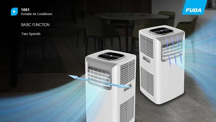 Blue/White OEM Multifunction Portable Air Conditioner for Office and Home Use