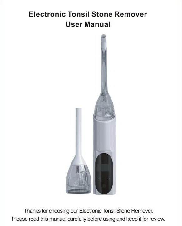 Manual Extractor Electric Remover Oral Cleaning Care Tool to Remove Stone Electronic Tonsil Stone Remover User