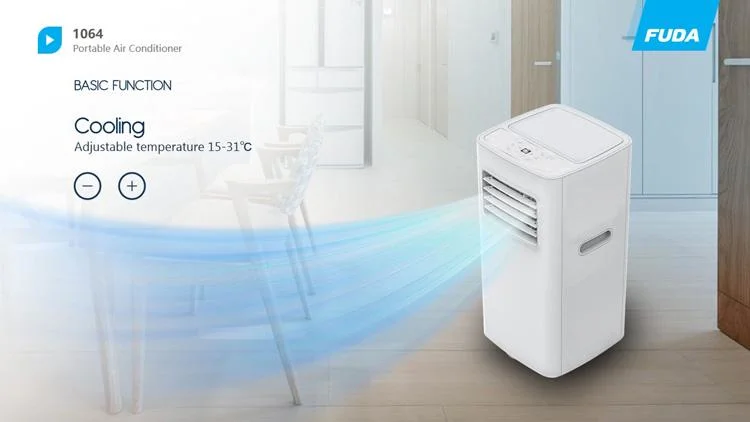 Mobile Portable Air Conditioner Dehumidification and Fast Cooling