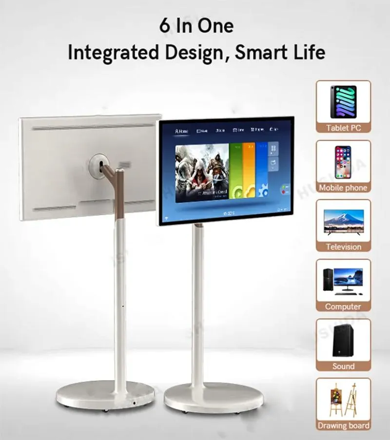 Removeable and 360° Rotatable Multifunction Smart TV Touch Screen for Home and Live Streaming