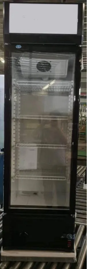 Single Door/Double Door Display Showcase Refrigerator OEM Electronic Temperature Display and Compressor Back Cover