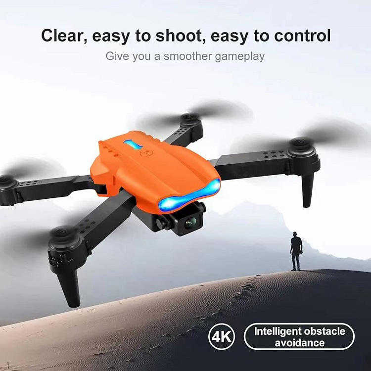 E99 Cheap Drone 4K Intelligent Three sided Obstacle Avoidance Beginner's Birthday Gift Radio-controlled Aircraft Drone