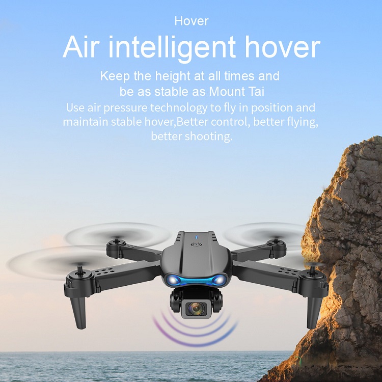 E99 Cheap Drone 4K Intelligent Three sided Obstacle Avoidance Beginner's Birthday Gift Radio-controlled Aircraft Drone