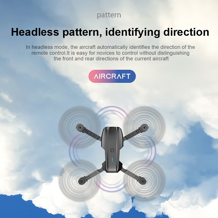 E99 Cheap Drone 4K Intelligent Three sided Obstacle Avoidance Beginner's Birthday Gift Radio-controlled Aircraft Drone