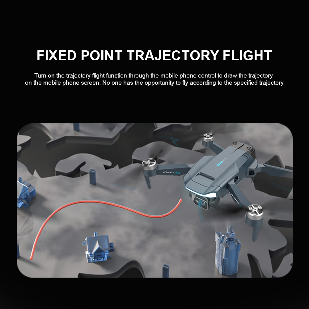 F194 5G GPS Drone 4K HD Dual Camera 5G WIFI FPV Foldable Quadcopter Long Distance 1000M Racing GPS Brushless Drone 8K