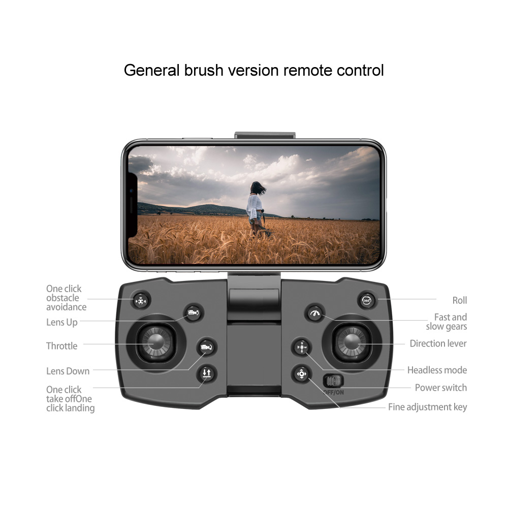 GPS 5G 2.4GHz WiFi Ultra-long Range GPS Drone Dual 8K 1080P Camera Brushless Motor Foldable Fixed Height Airplane Drone