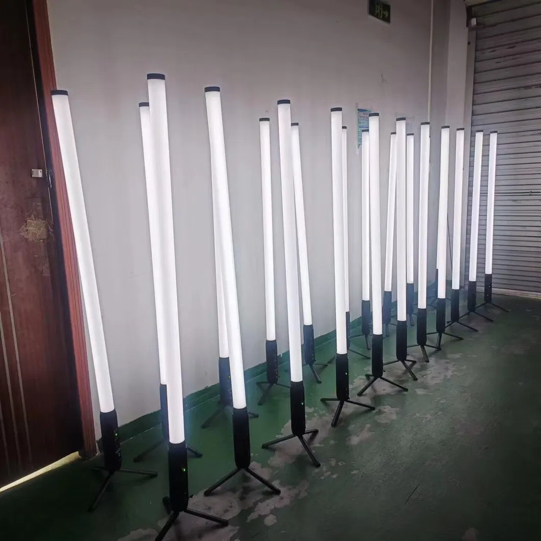 Outdoor IP65 Wireless RGBWA LED Pixel Tube Light DMX Battery Wireless LED Lighting Wireless LED Battery Pixel Light RGBWA