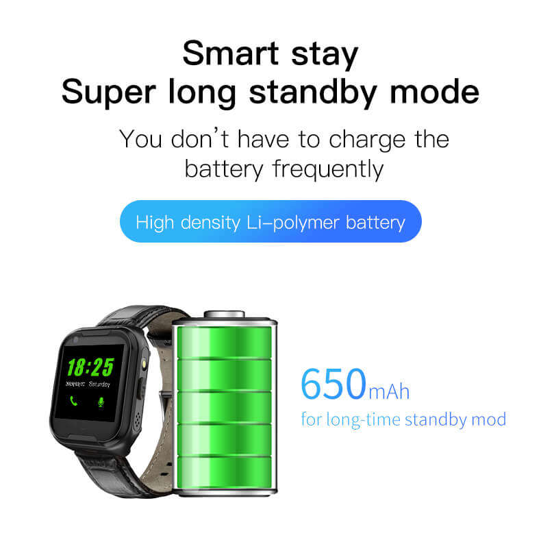 4G Smart Watch filp 1.4 inch IPS Touching Screen GPRS Real-Time Locating Tracking Monitoring Voice Care Smart AI Watch