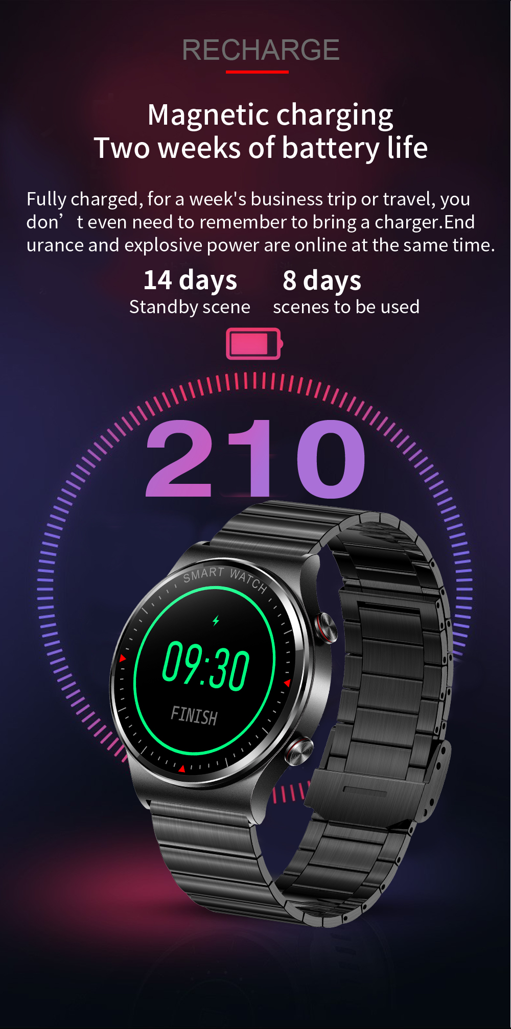 BT In Call 24 Hour Heart Rate Men Women Heart Rate 1.28 Full Touch Screen DIY Watch Face Blood Oxygen Phone Call Android IOS t