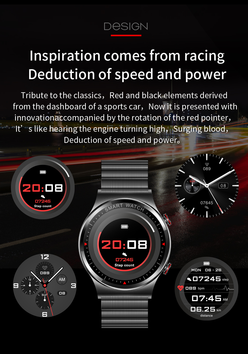 BT In Call 24 Hour Heart Rate Men Women Heart Rate 1.28 Full Touch Screen DIY Watch Face Blood Oxygen Phone Call Android IOS t