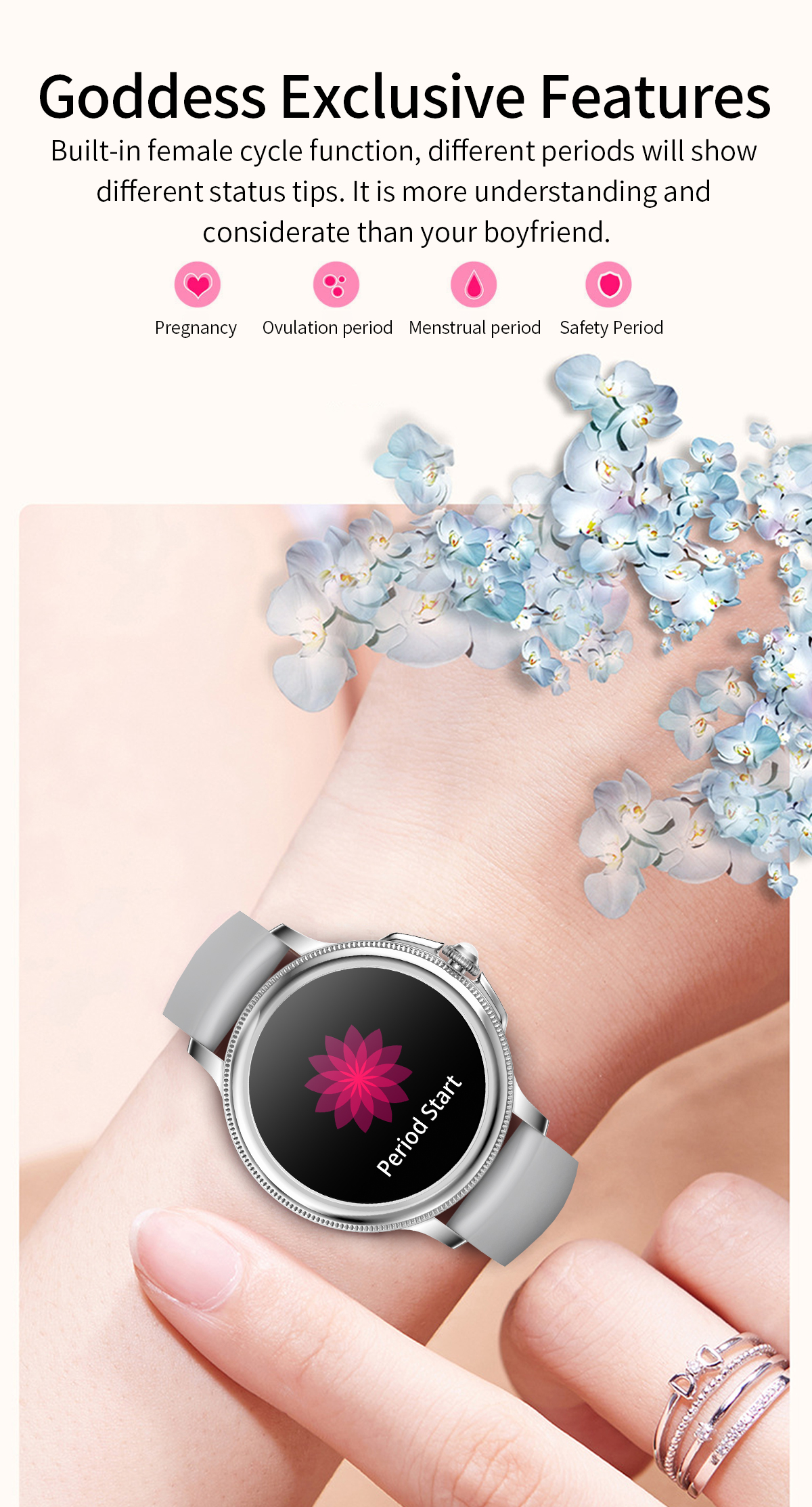 new fashion girls boys stainless steel smart watches gift set relojes inteligentes smartwatch