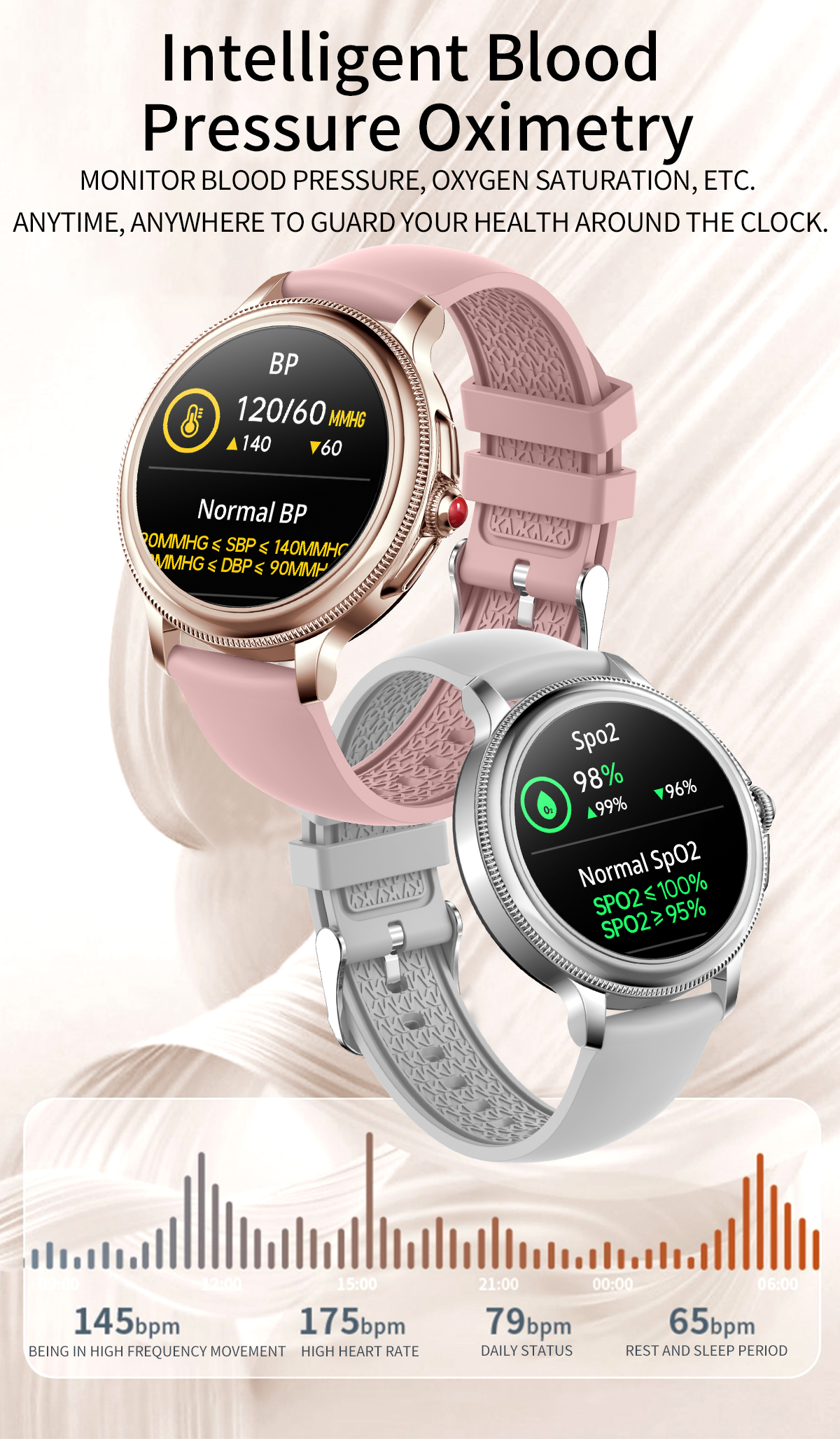 new fashion girls boys stainless steel smart watches gift set relojes inteligentes smartwatch