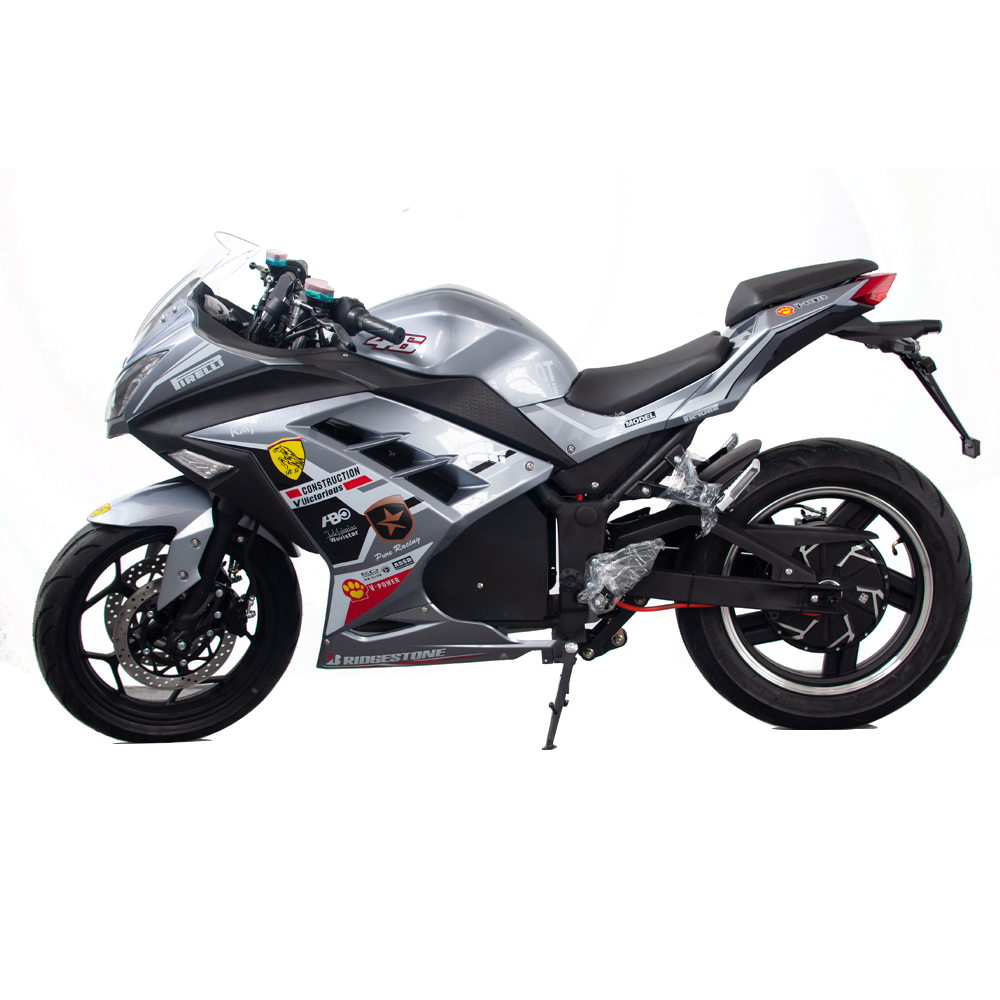 2024 New Fashion Electric Racing Motorcycle 3000W 72V32AH Lead-acid battery Strong Power Electric Racing Motor  On Sale