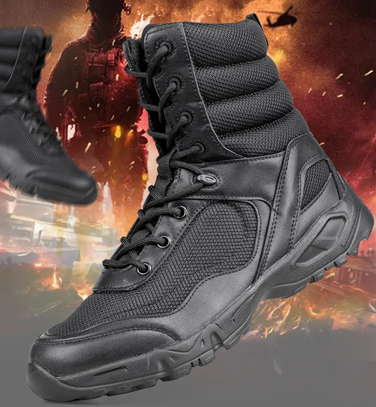 Boxer Boots Outdoor Hiking Shoes Breathable Super Light High Tops