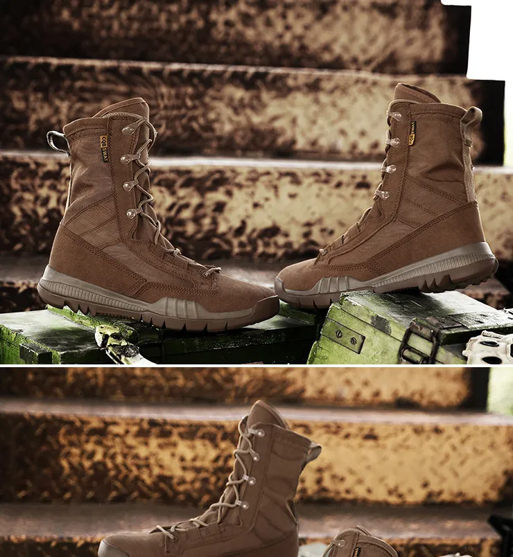 Combat Boots Anti-Slip Wear-Resistant Boots Hiking Tactical