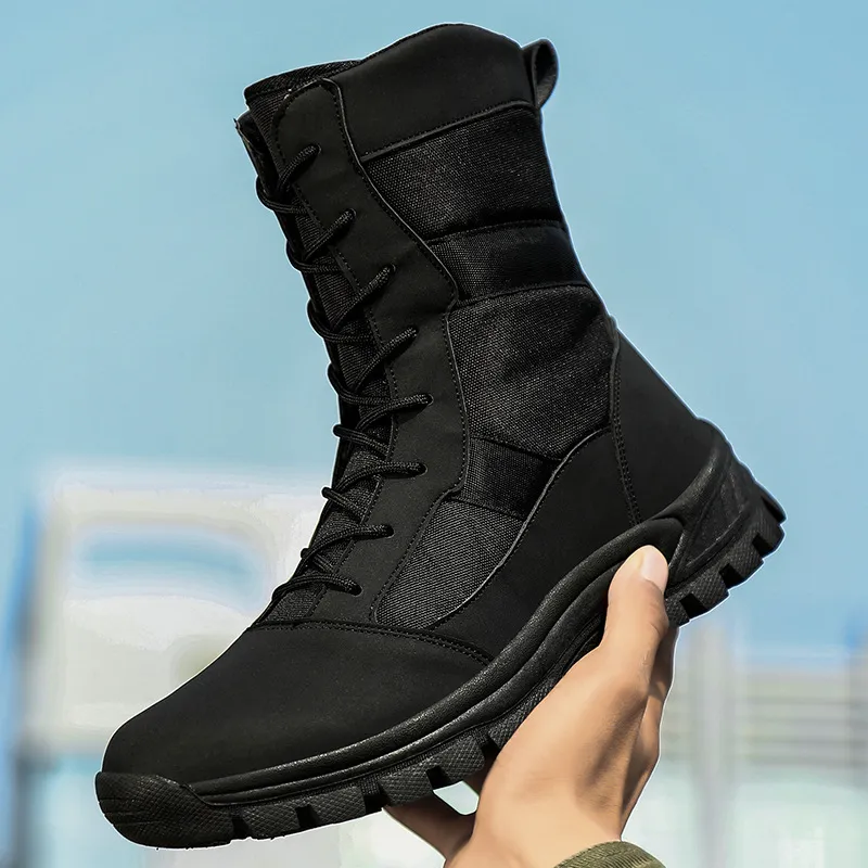 Combat Boots High Top Outdoor Desert Boots for Men