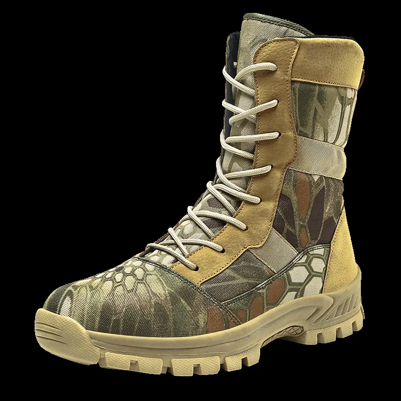 Combat Boots High Top Outdoor Desert Boots for Men