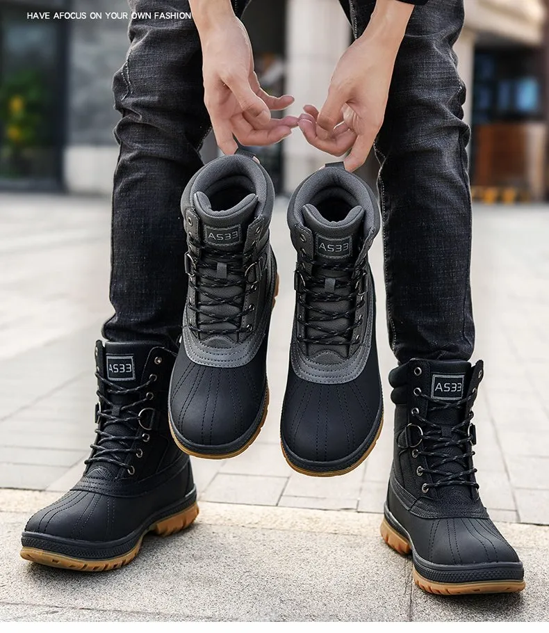 Combat Boots Tall Desert Boots Men Hiking Boots Men