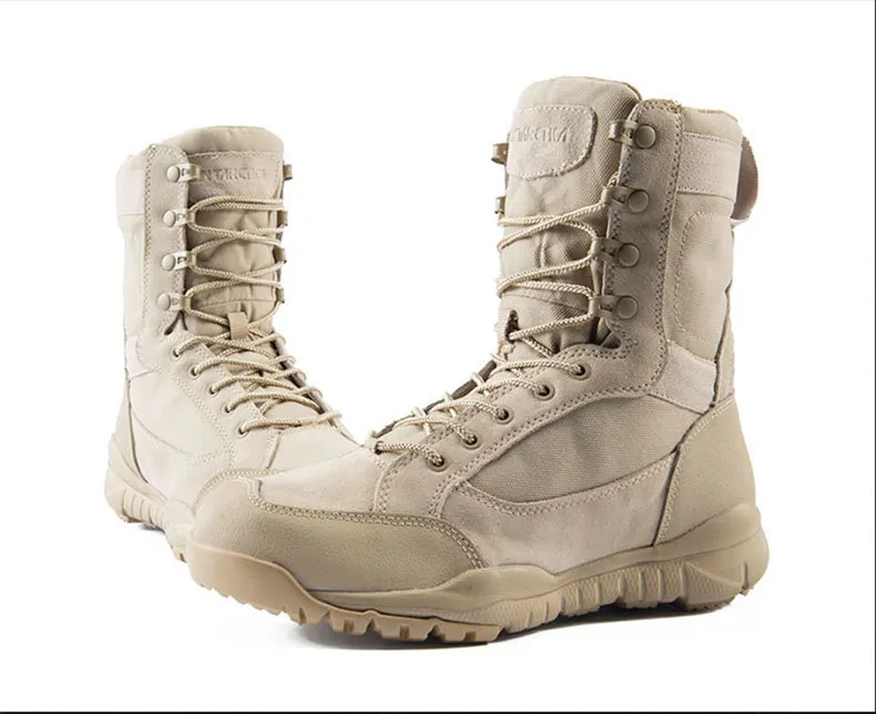 Custom Outdoor Training Shoes High Top Tactical Boots Combat Boots