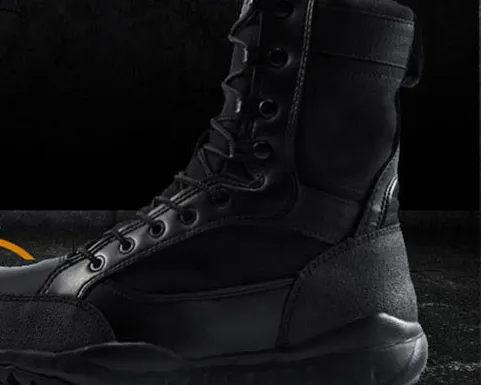 Custom Outdoor Training Shoes High Top Tactical Boots Combat Boots