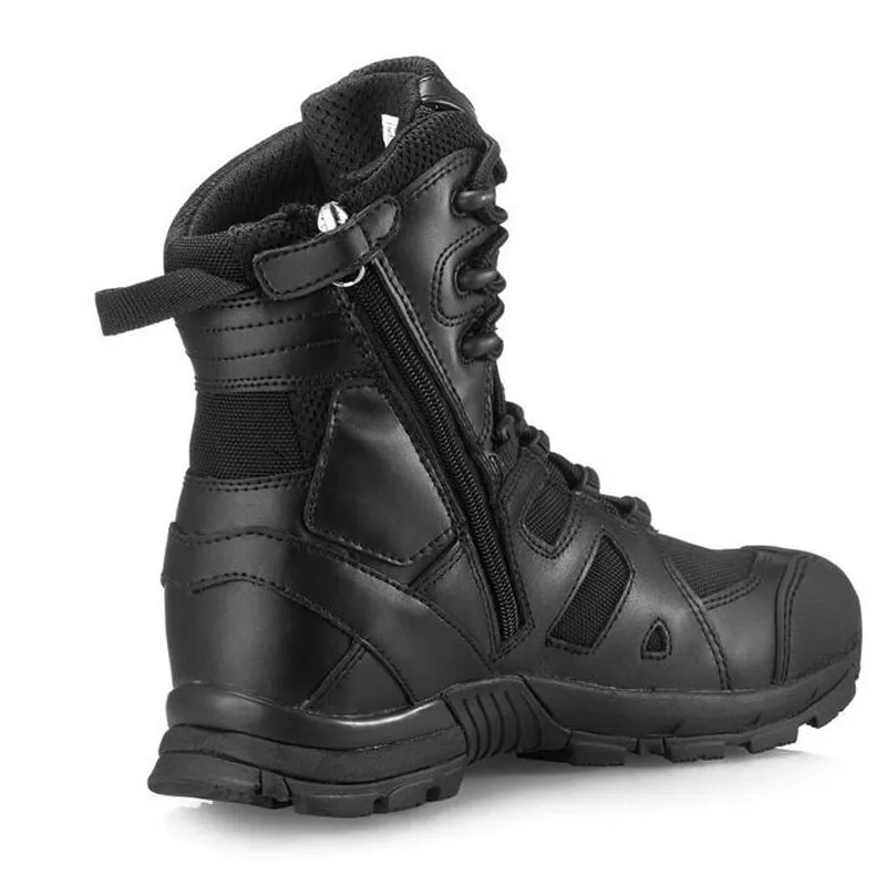 Hiking Shoes Tactical Boots Men′s and Women′s High Tops Non-Slip Breathable