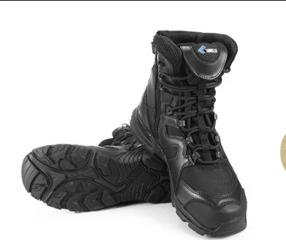 Hiking Shoes Tactical Boots Men′s and Women′s High Tops Non-Slip Breathable