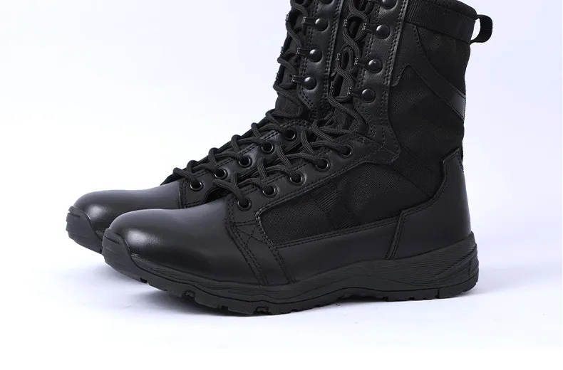 New Outdoor Combat Boots Lightweight Boots Flying Fish Boots Hiking Shoes