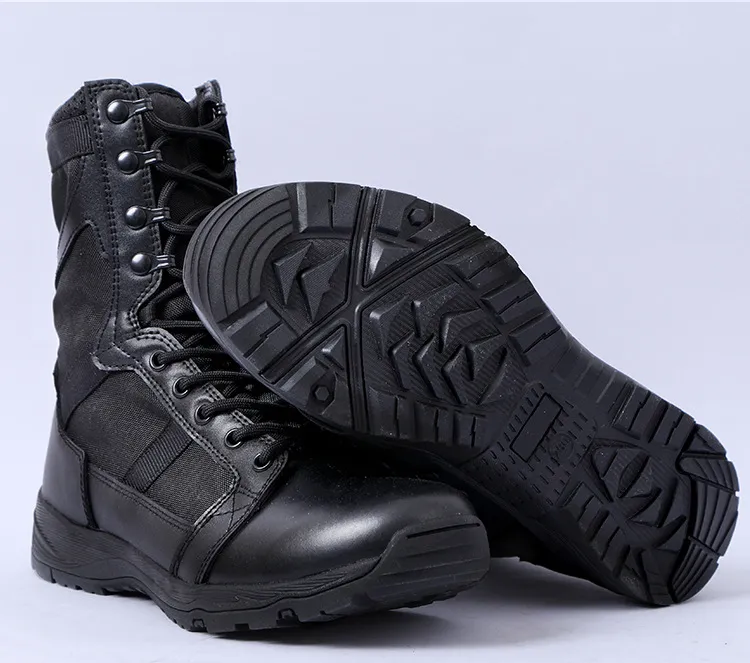 New Outdoor Combat Boots Lightweight Boots Flying Fish Boots Hiking Shoes