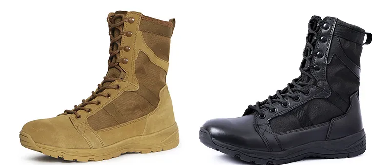 New Outdoor Combat Boots Lightweight Boots Flying Fish Boots Hiking Shoes