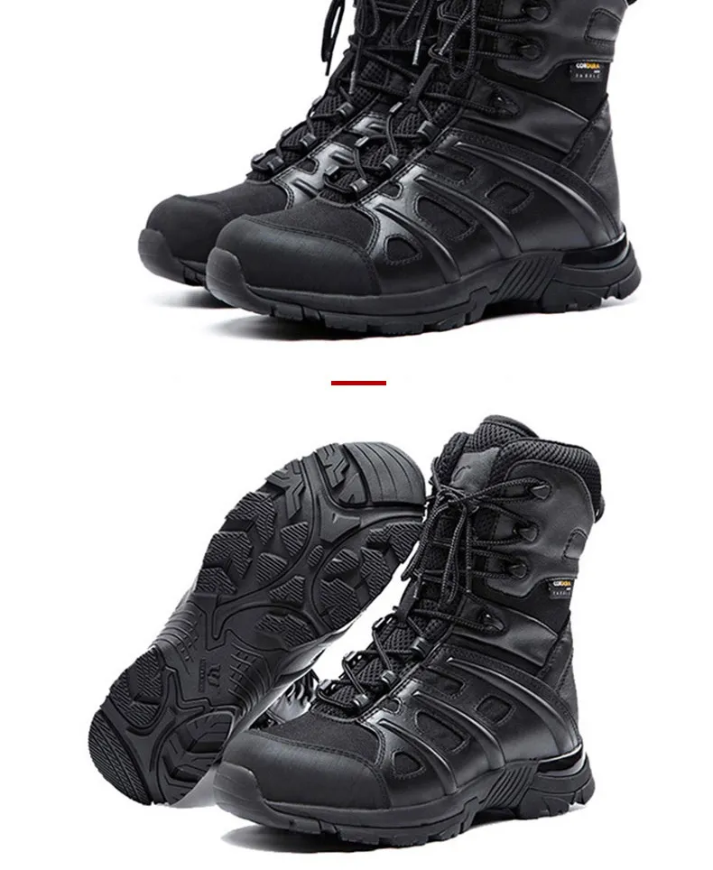 New Unisex Outdoor Military  style Boots Hiking Tactical High-Top Shoes