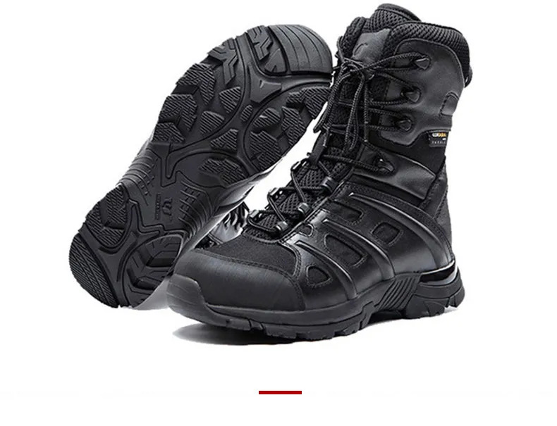 New Unisex Outdoor Military  style Boots Hiking Tactical High-Top Shoes