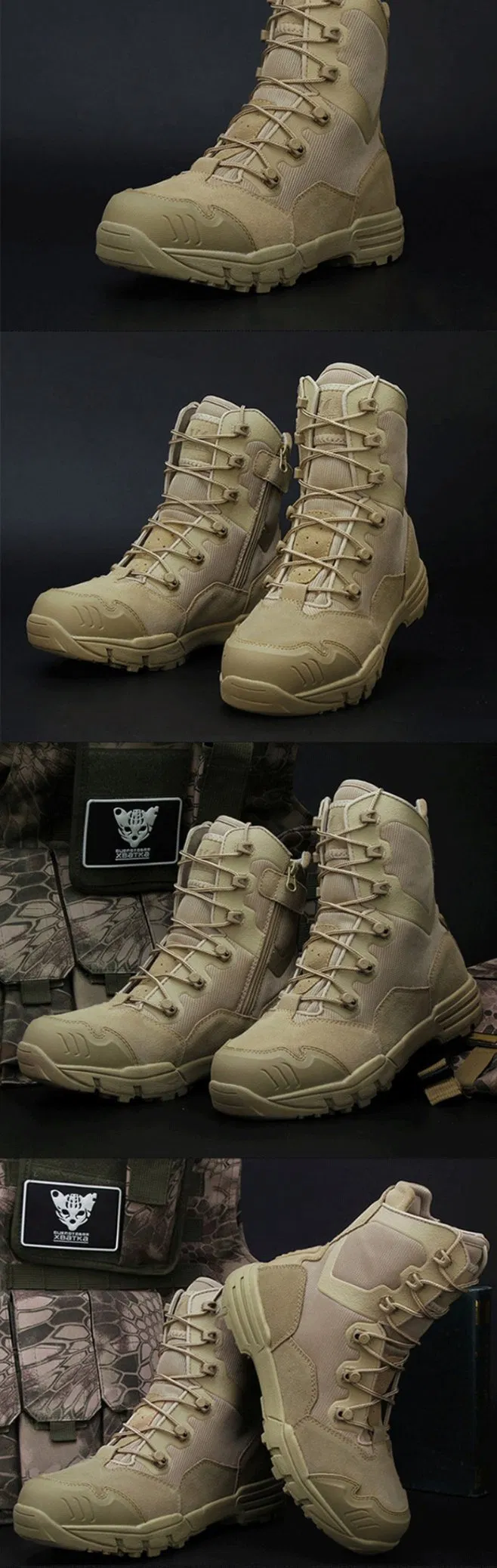 Outdoor Hiking Shoes Combat Boots Tactical Boots Super Light High Tops