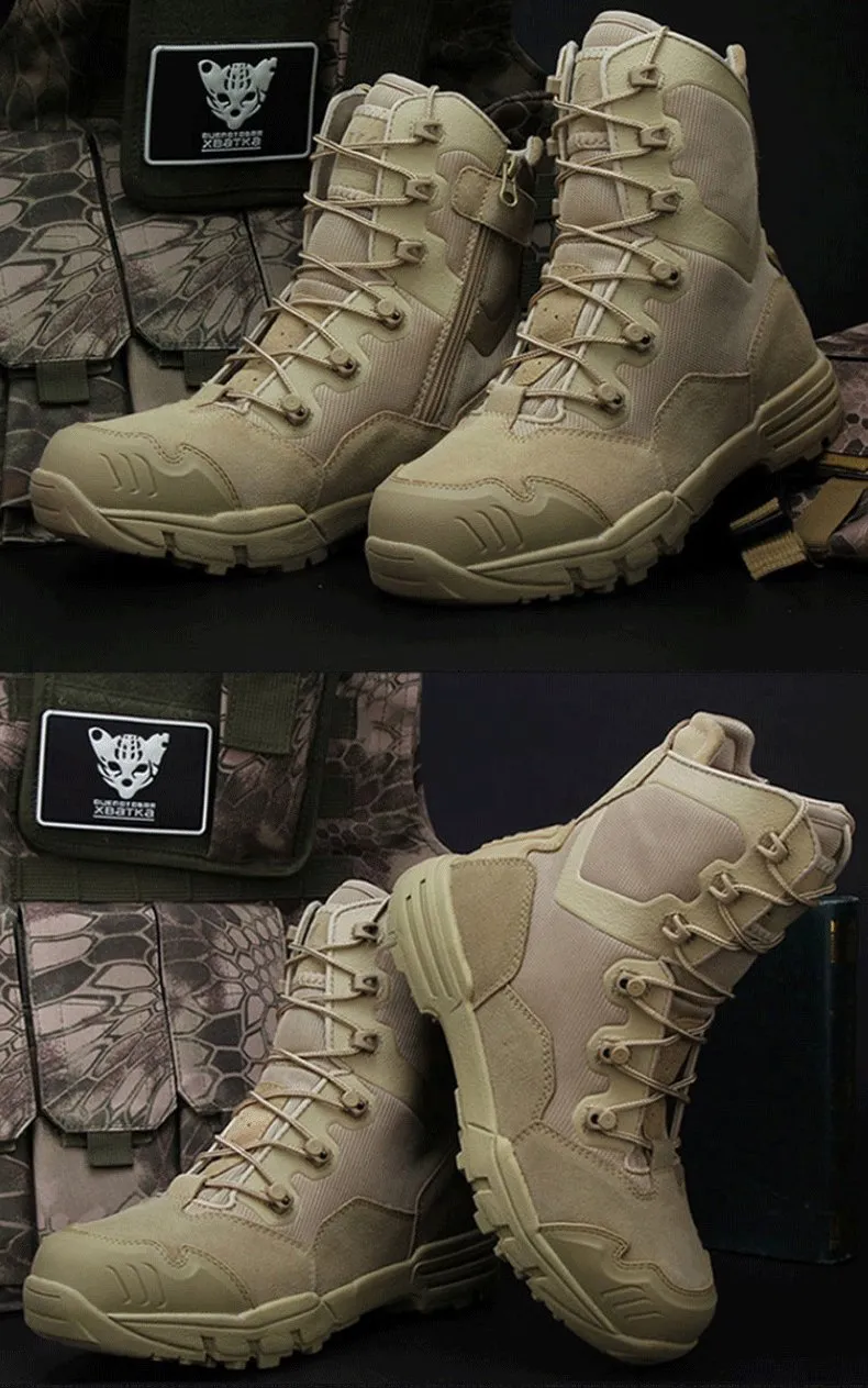 Outdoor Hiking Shoes Combat Boots Tactical Boots Super Light High Tops