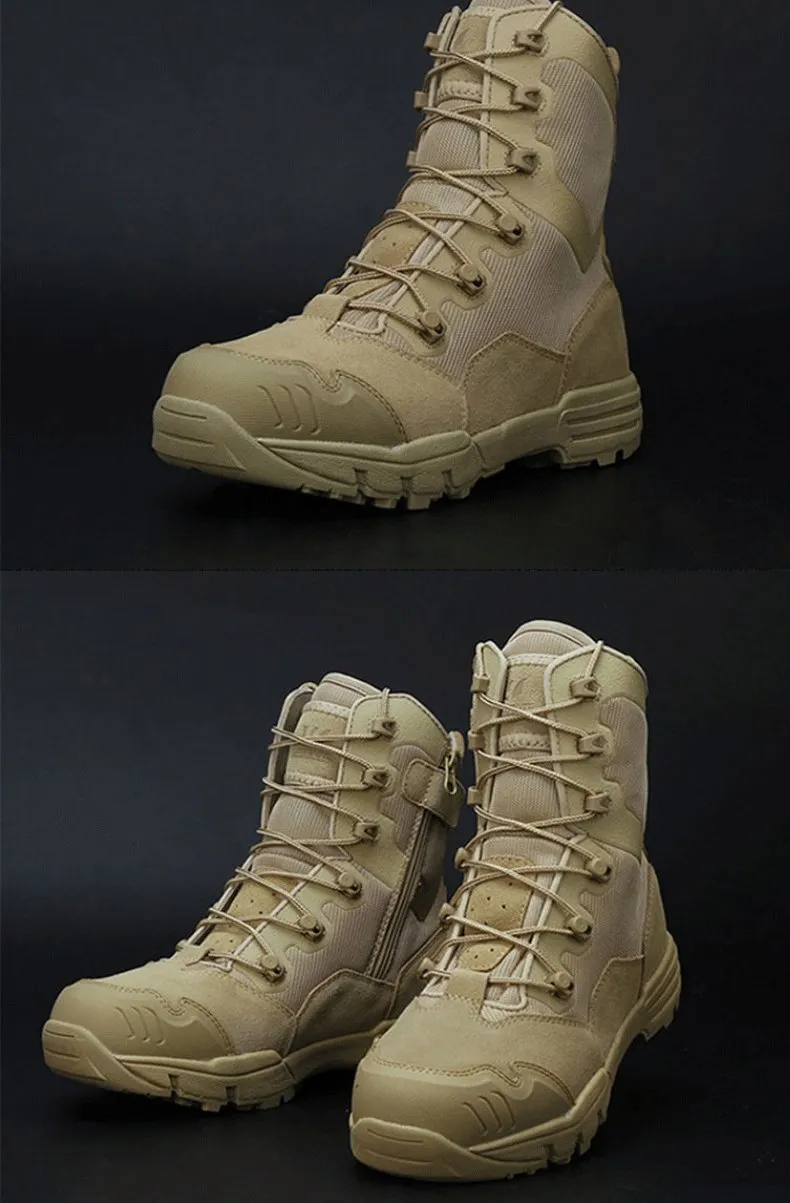 Outdoor Hiking Shoes Combat Boots Tactical Boots Super Light High Tops