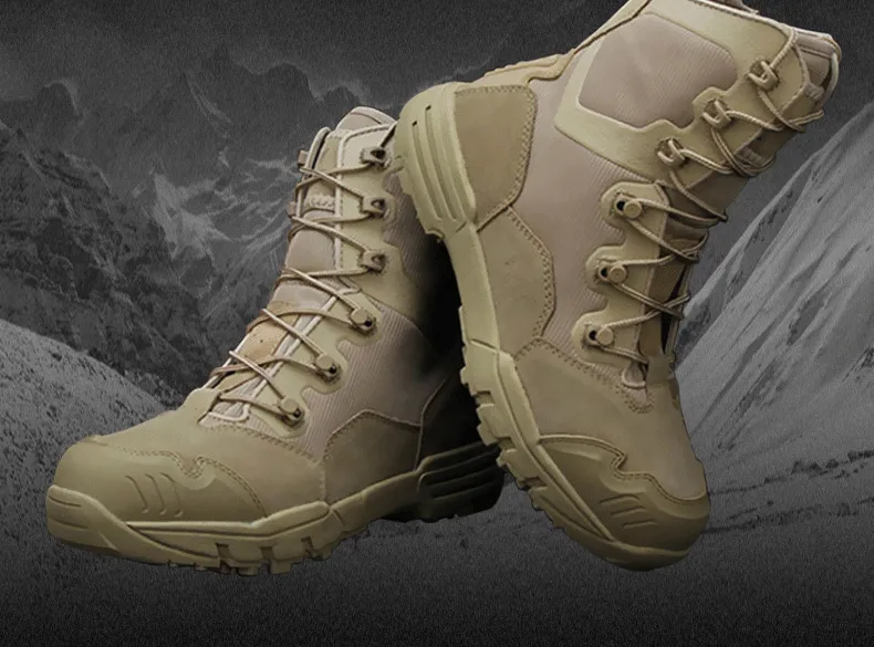 Outdoor Hiking Shoes Combat Boots Tactical Boots Super Light High Tops