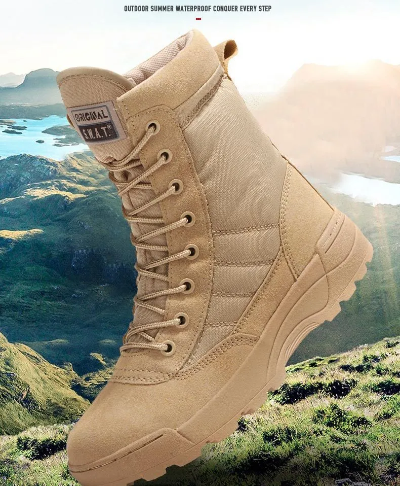 Super Light Tactical Boots Outdoor Hiking Boots