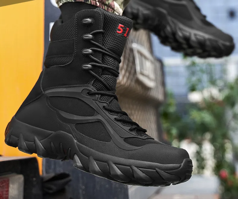 Tactical Boots Men′s Outdoor Flying Boots