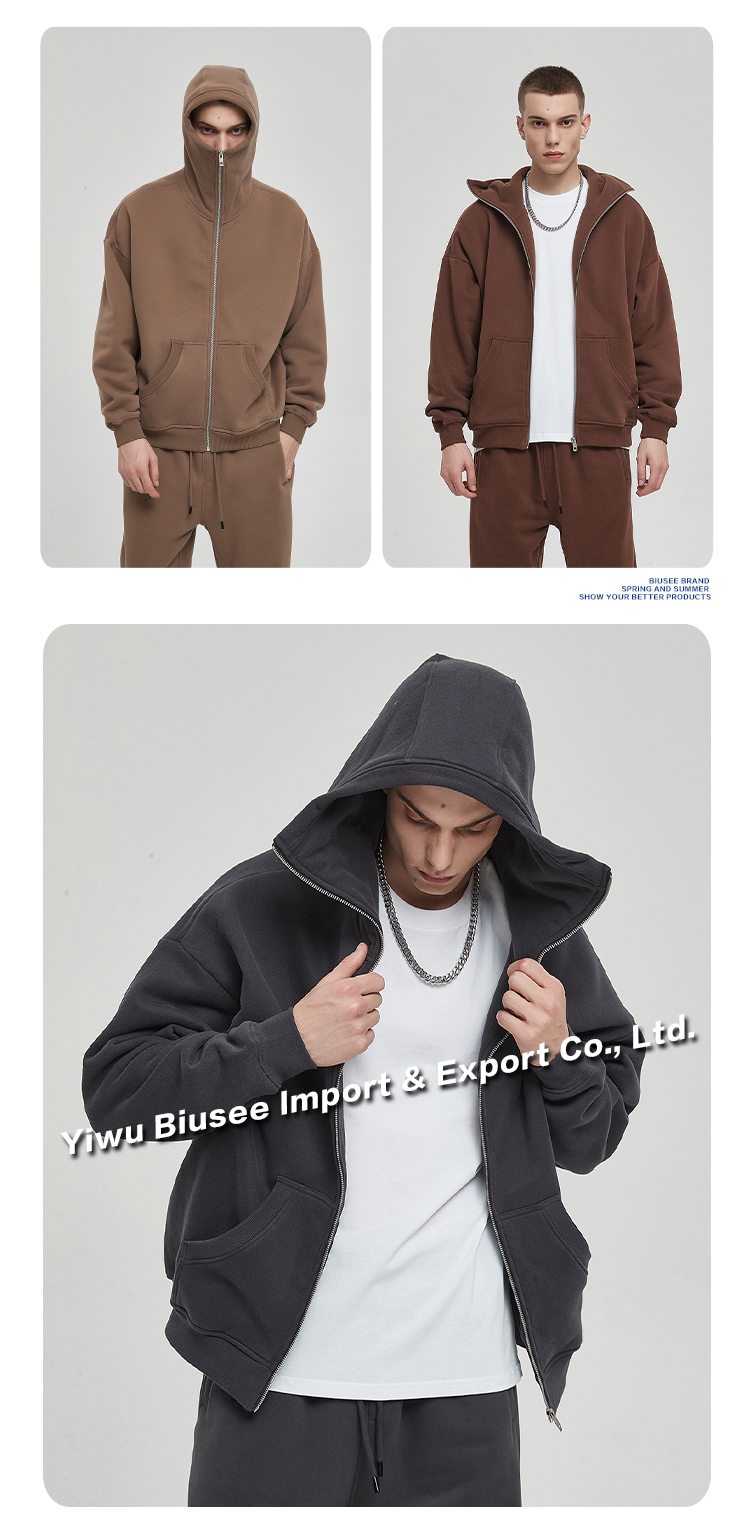 Hoodie Wholesale High Quality Hot Sales 360Grams Blank Customized Pull Over Heavy Weight Hoodies Men