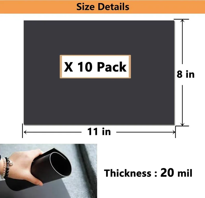 Self Adhesive Flexible Magnetic Sheet Thickness Photo/Car/Exhibition/Ad Rubber Magnet