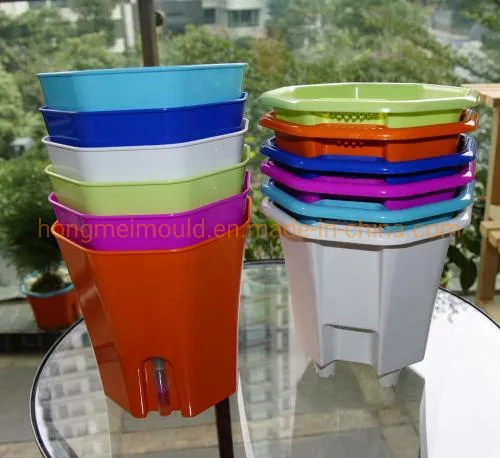 Custom Design High-Quality Planter / Flowerpot / Round Garden Flower Pot Plastic Injection Mould