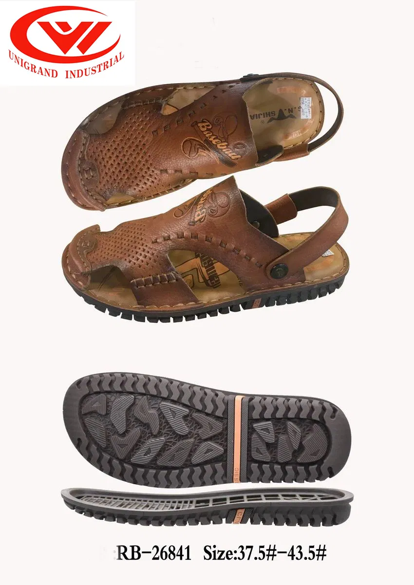 2021 PU Fashion Sandal Sole for Men Leather Sandal Men Shoes