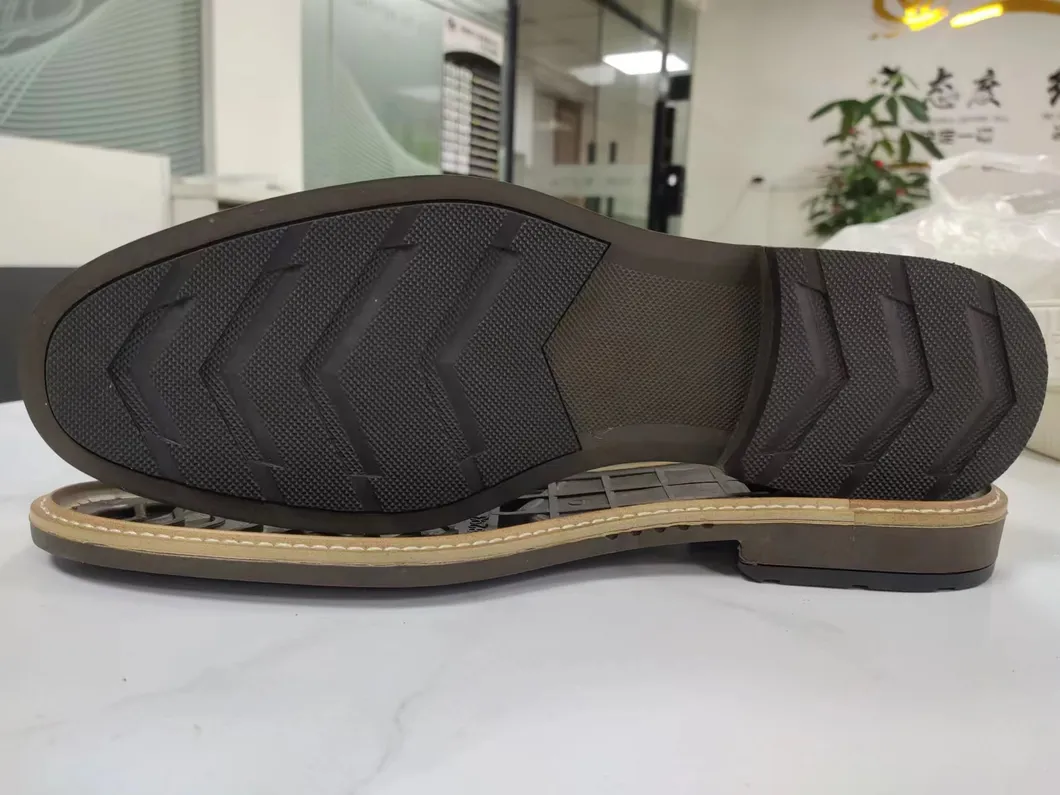 2023 OEM Anti-Slip Rubber Fashion Leather Shoes Sole