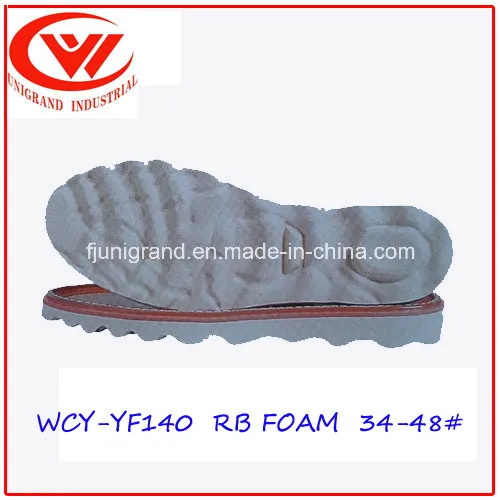 Rubber Foam Outsole for Men Shoes