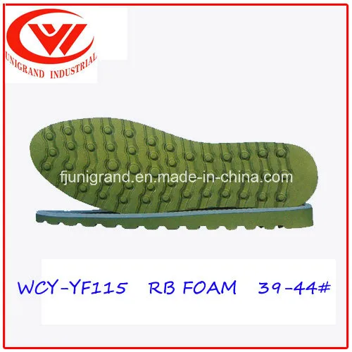 Rubber Foam Outsole for Men Shoes