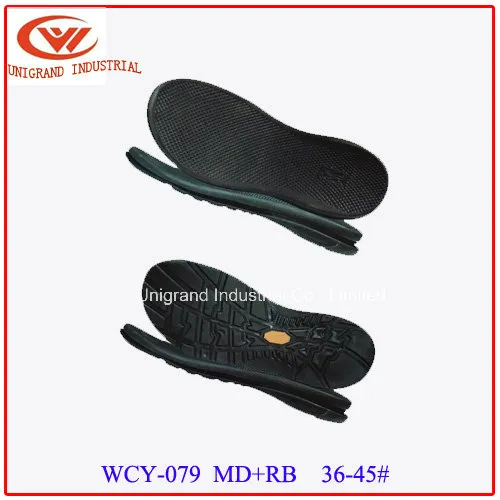 Top Selling Summer Sandals Outsole Outdoor Beach Sole with EVA and Rb Material